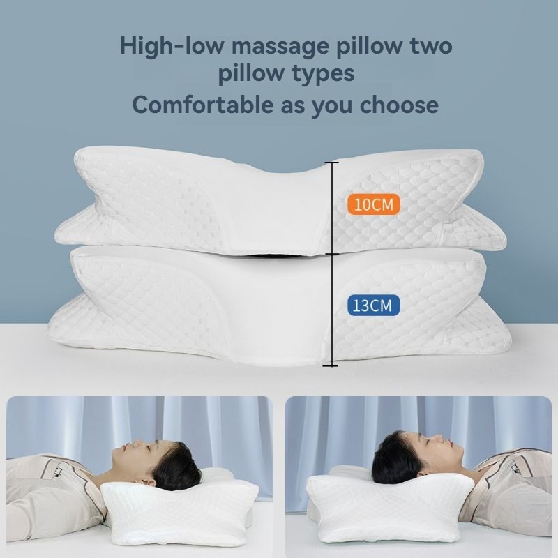 The two heights of the butterfly pillow